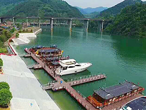 防腐木浮动码头